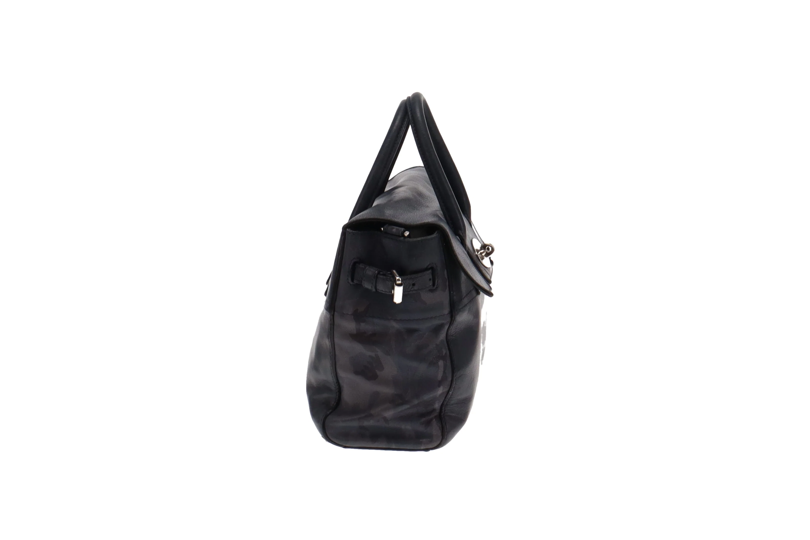 Mulberry Navy Camoflauge Leather Cara Delevigne Backpack - Image 4