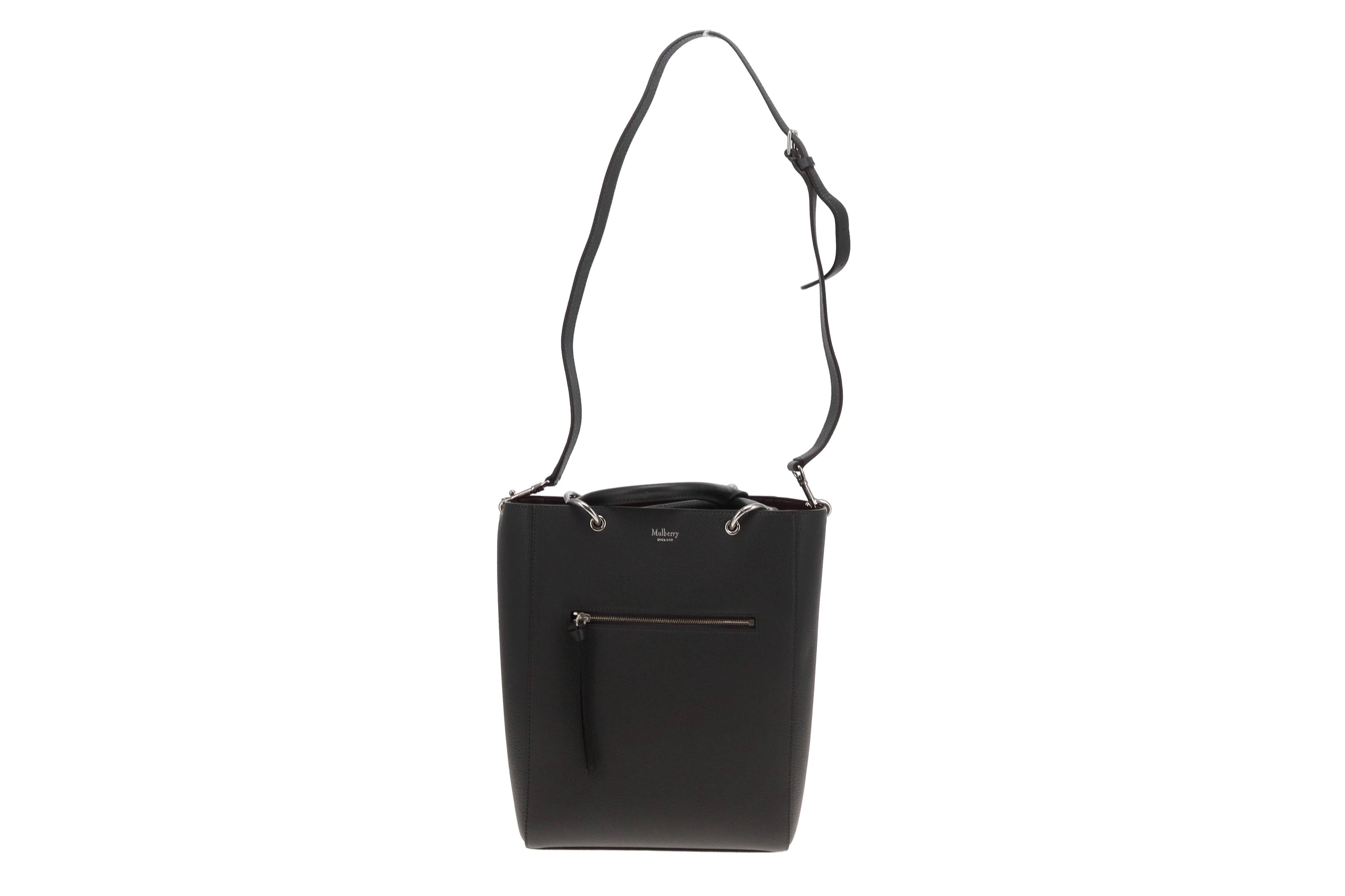 Mulberry Small Maple Bag Graphite Classic Grain - Image 3