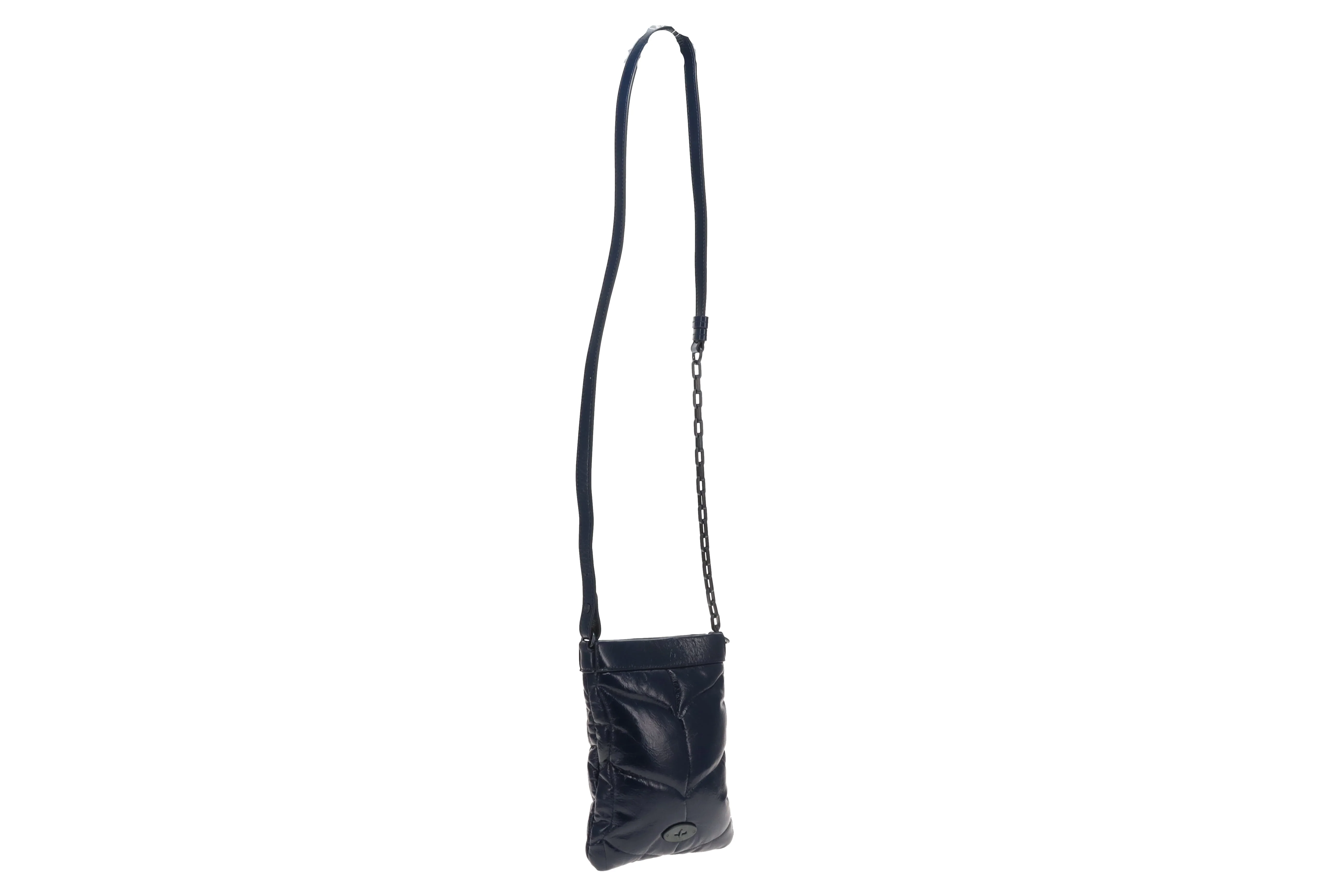 Mulberry Softie Phone Pouch In Sapphire Smooth Glossy - Image 5