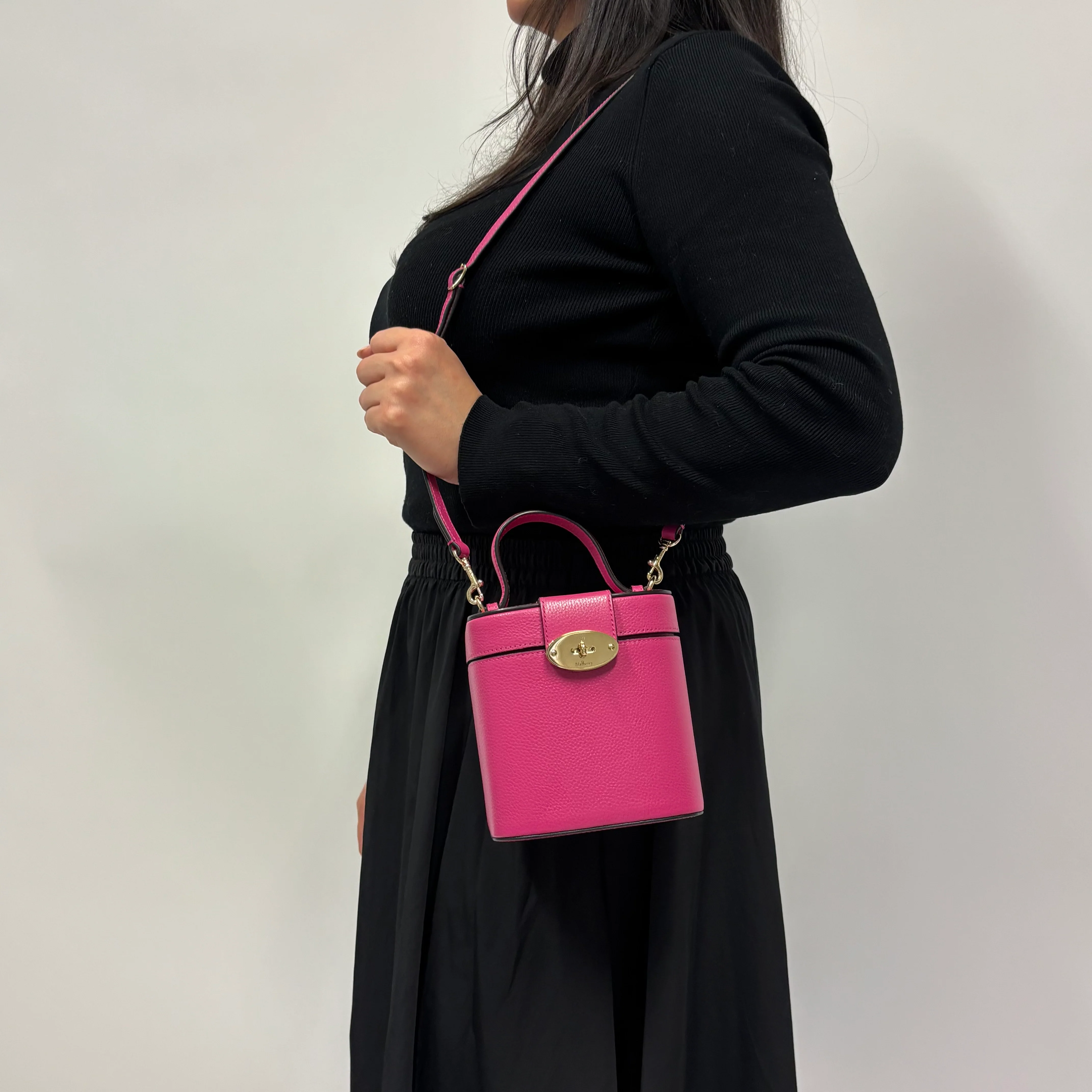 Mulberry Vanity Shoulder & Top Handle Bag Pink - Image 2