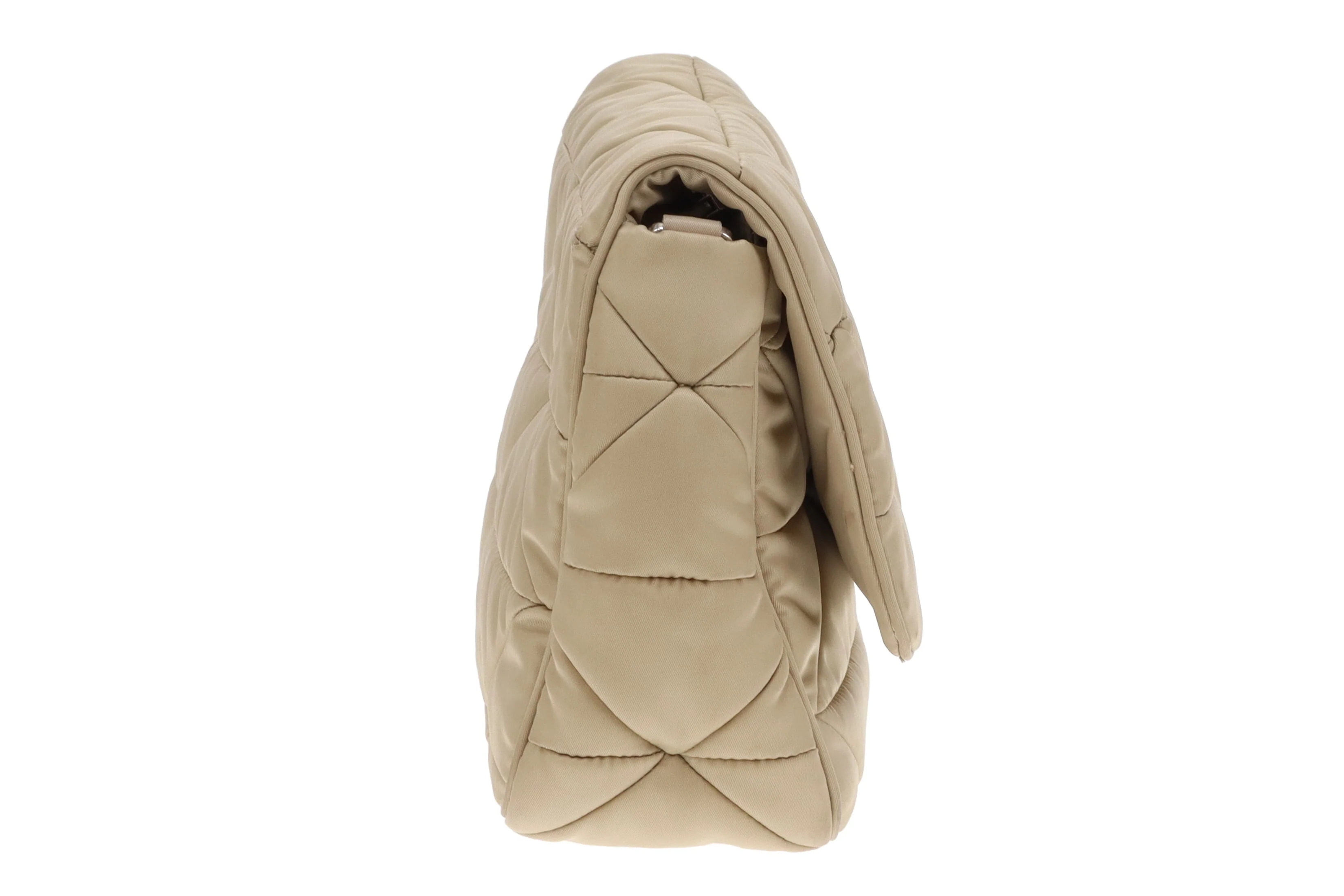 Prada Re-Edition Beige Quilted ReNylon Flap Bag - Image 6