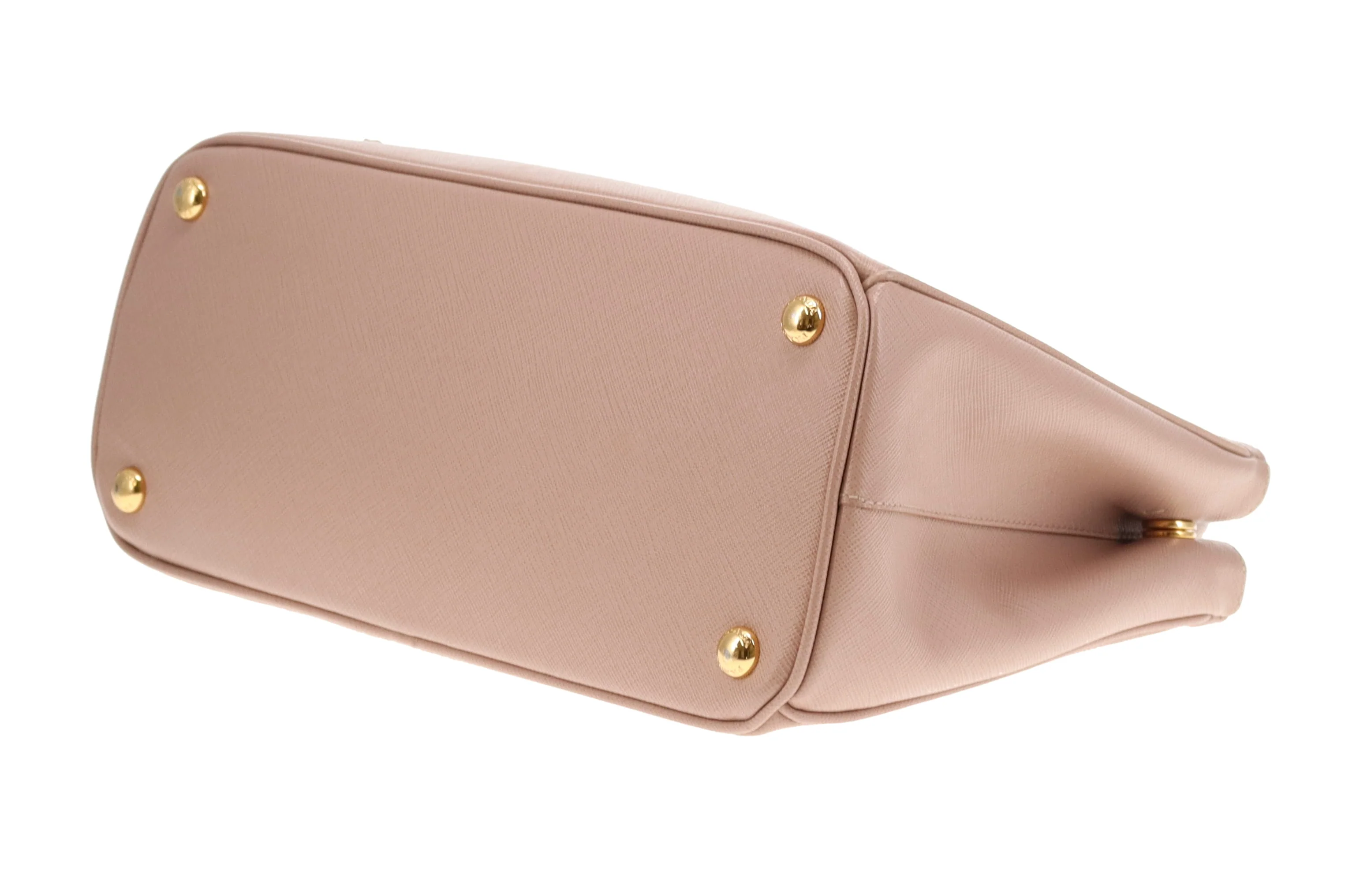 Prada Galleria Double Zip Medium Cammeo Saffiano - Image 10