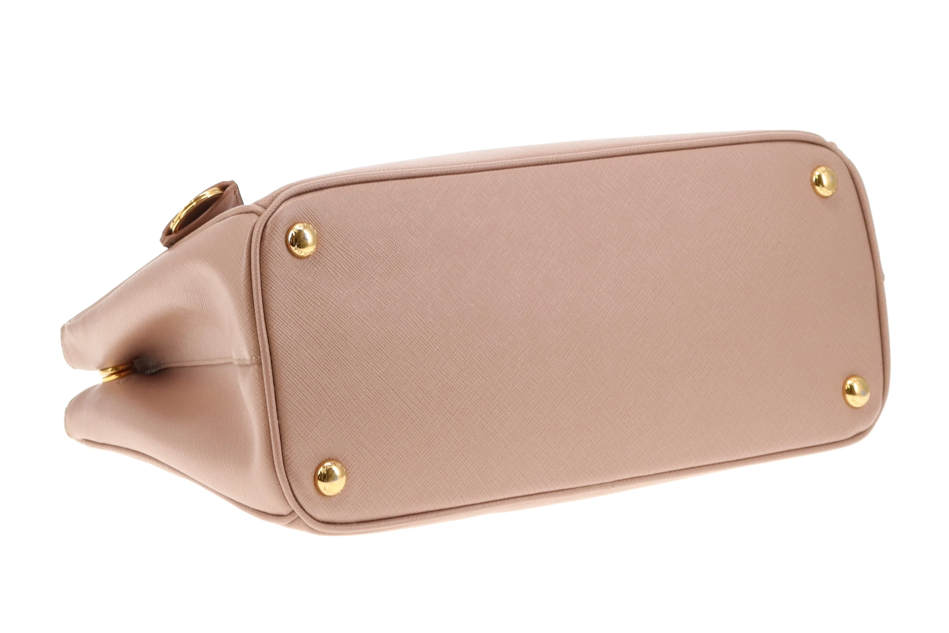 Prada Galleria Double Zip Medium Cammeo Saffiano - Image 11