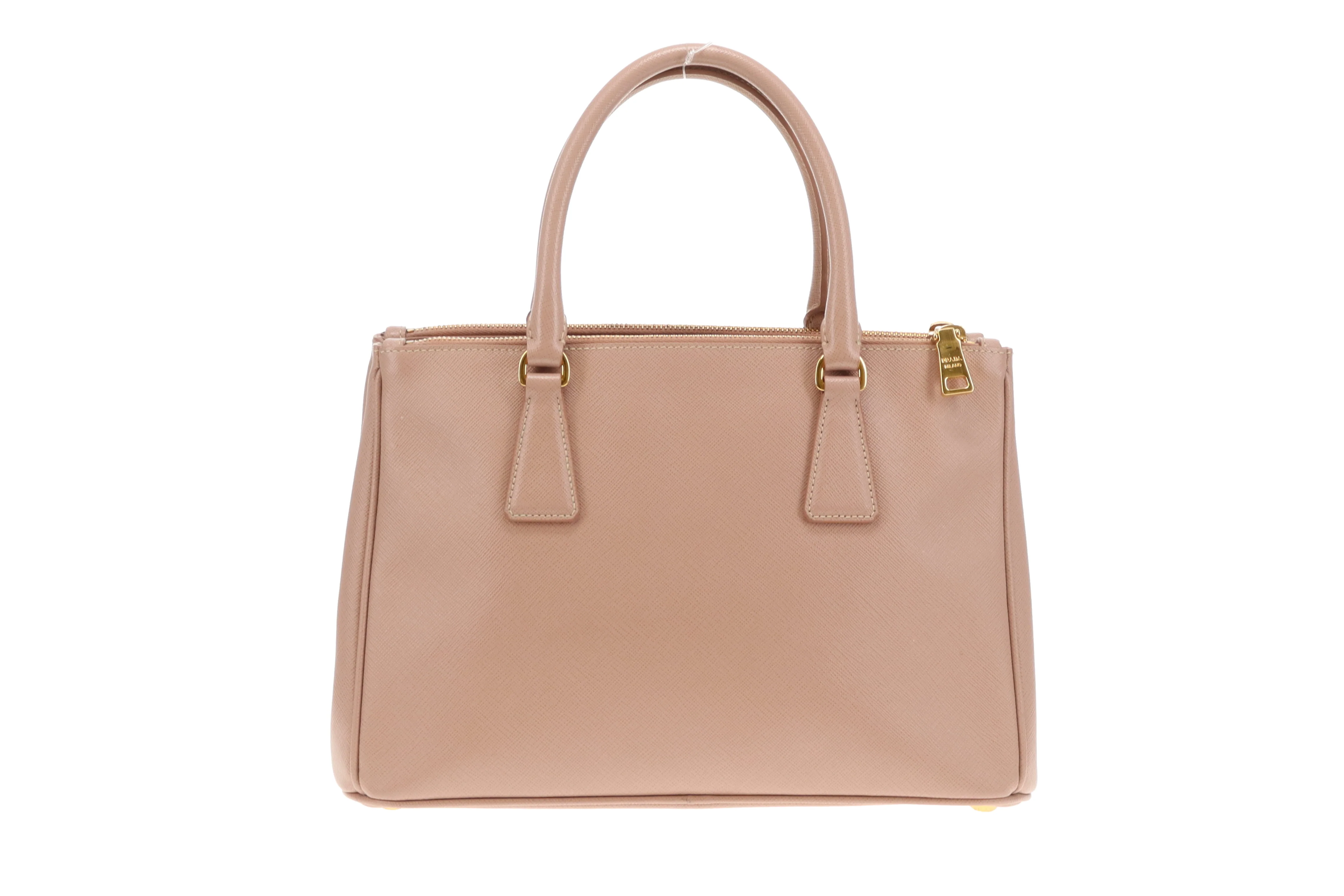Prada Galleria Double Zip Medium Cammeo Saffiano - Image 6