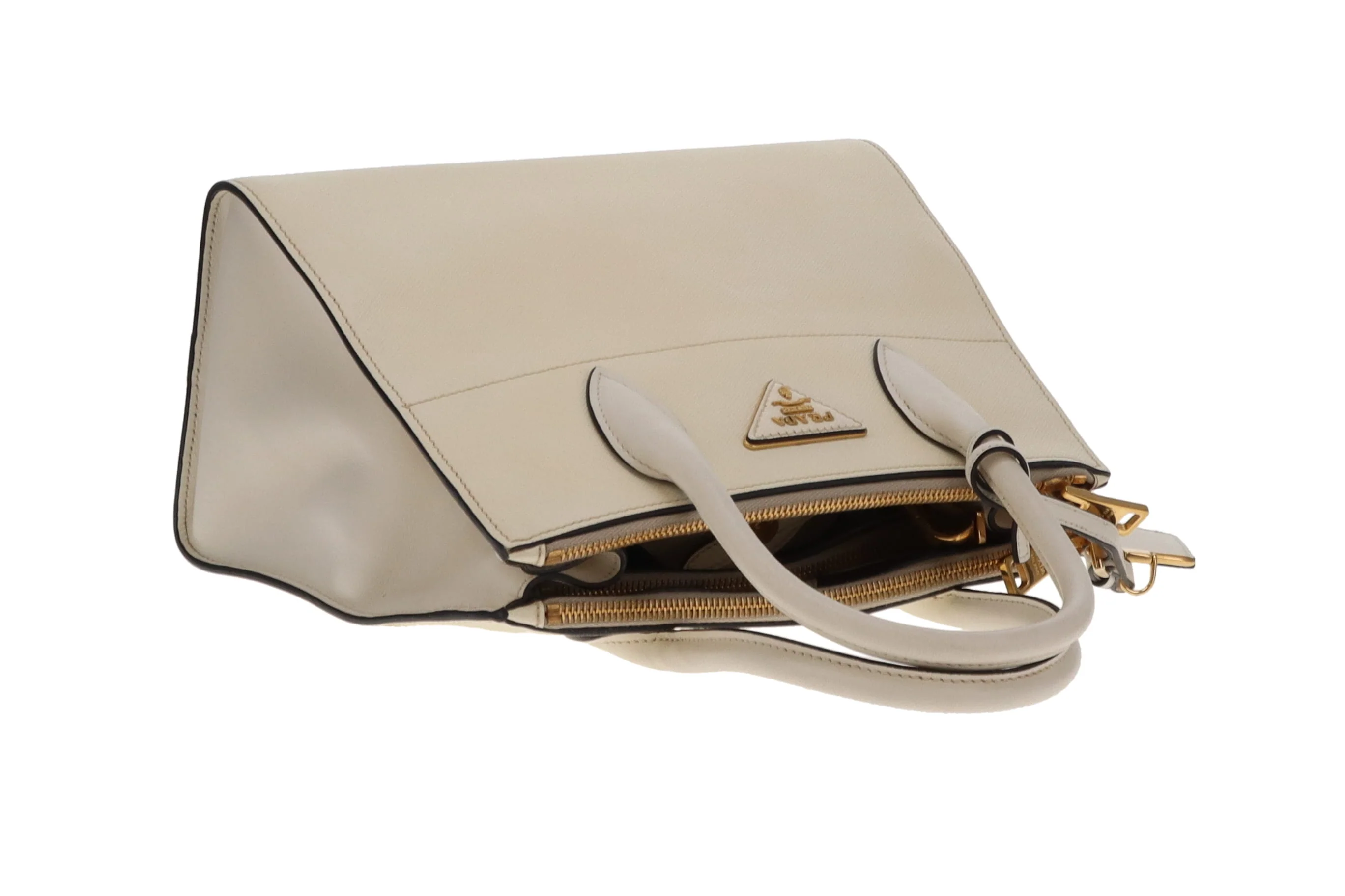 Prada Paradigme City Calfskin Greche  Tote - Image 10