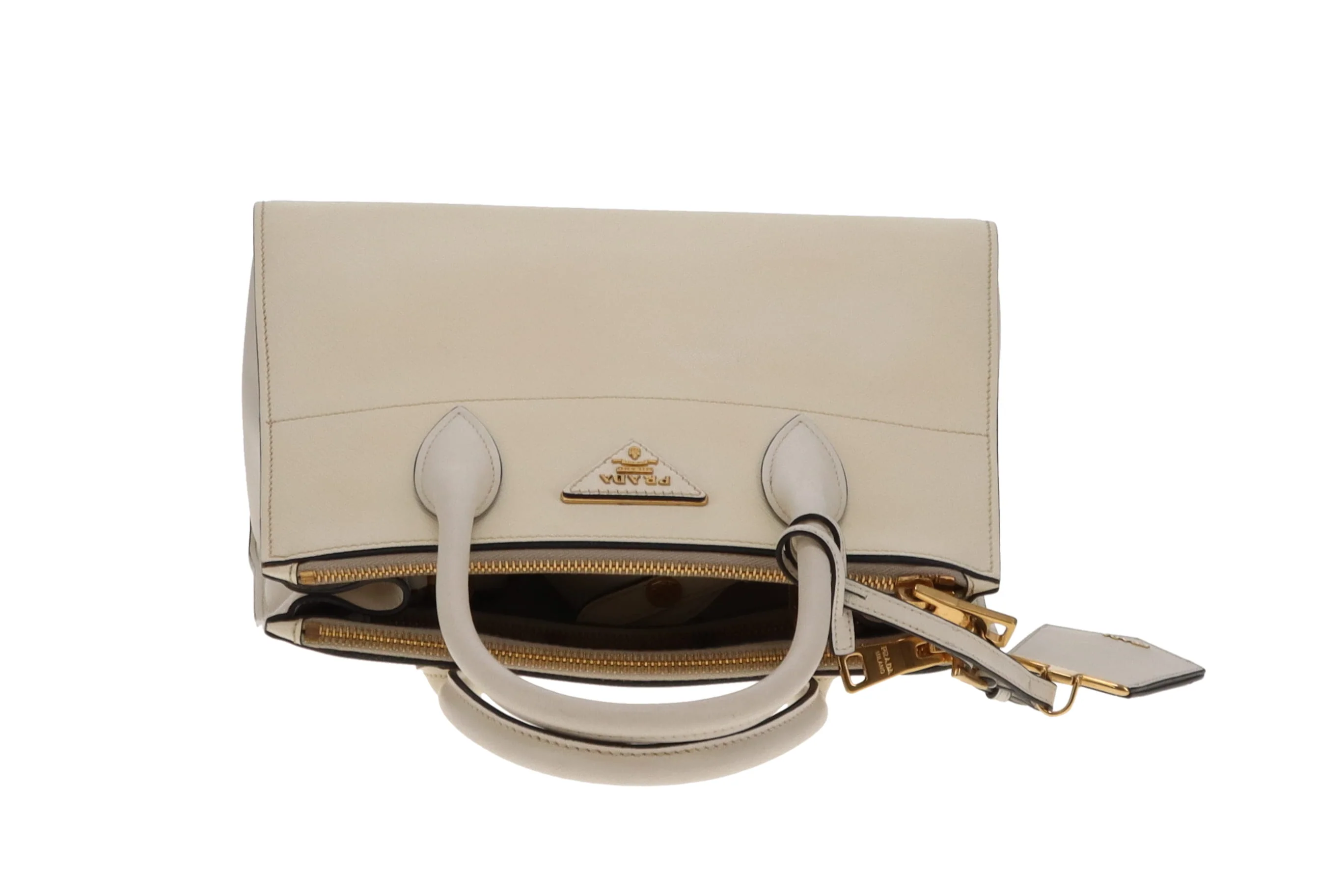 Prada Paradigme City Calfskin Greche  Tote - Image 9