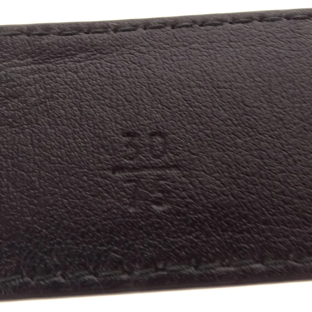 Prada Plaque Belt Black Saffiano SHW 75cm - Image 10