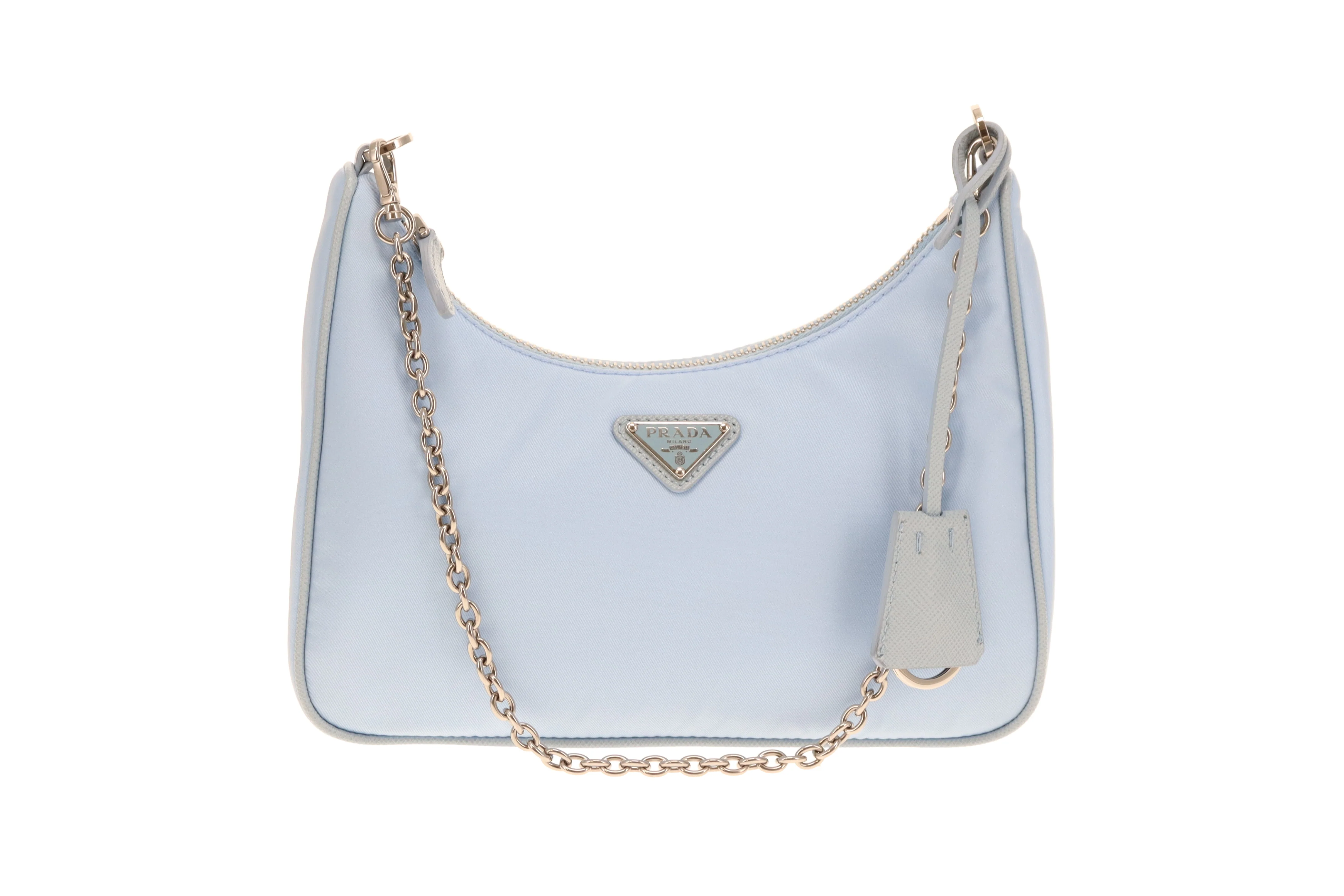 Prada Re-Edition 2005 Blue Nylon Crossbody Bag