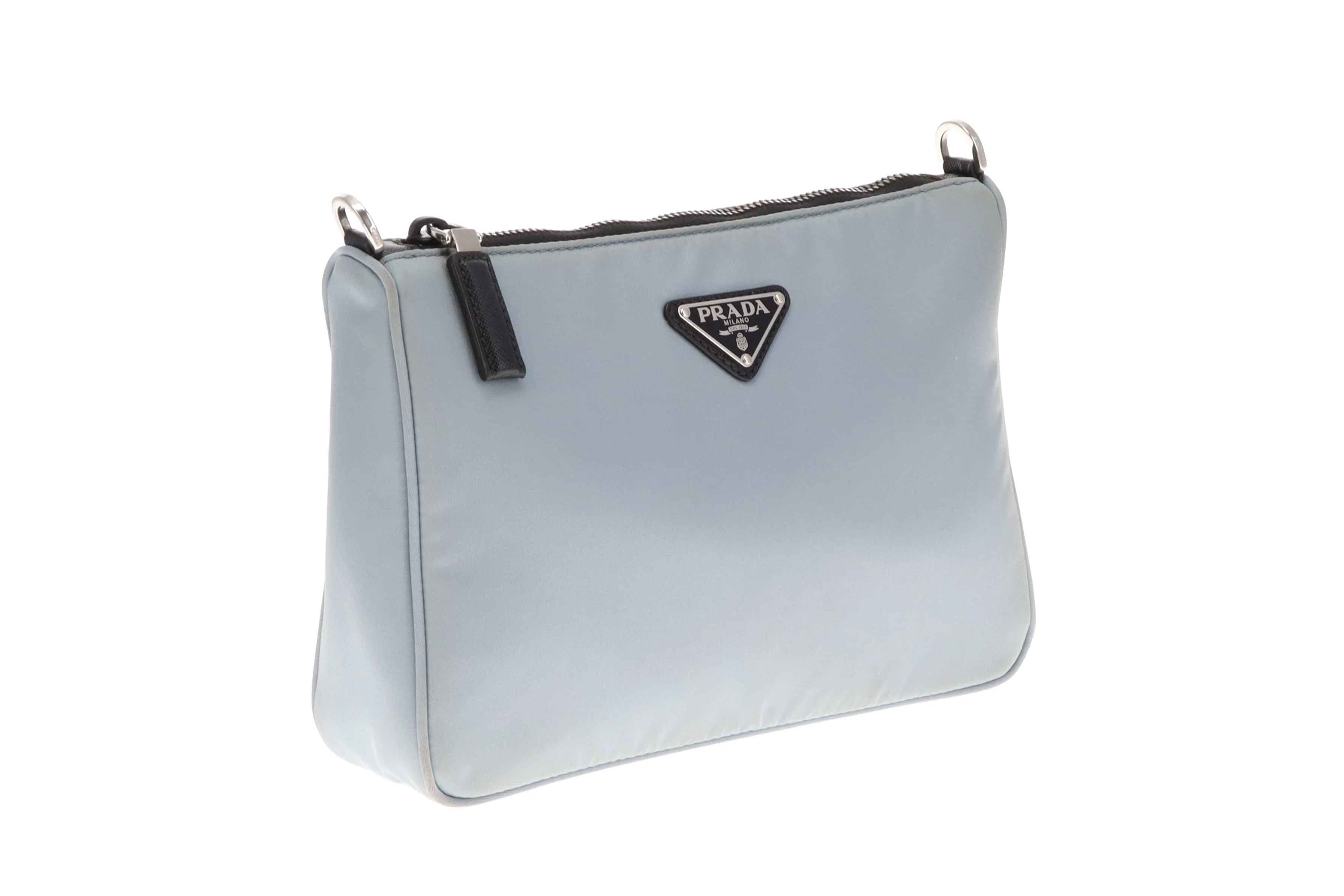 Prada Nylon Sky Blue Mens Re-Nylon Crossbody - Image 7