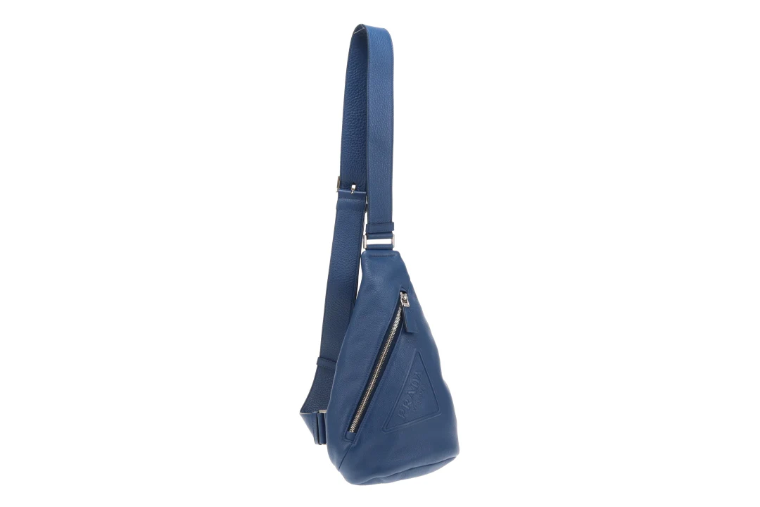 Prada Sling Bag Cobalto Triangle - Image 4