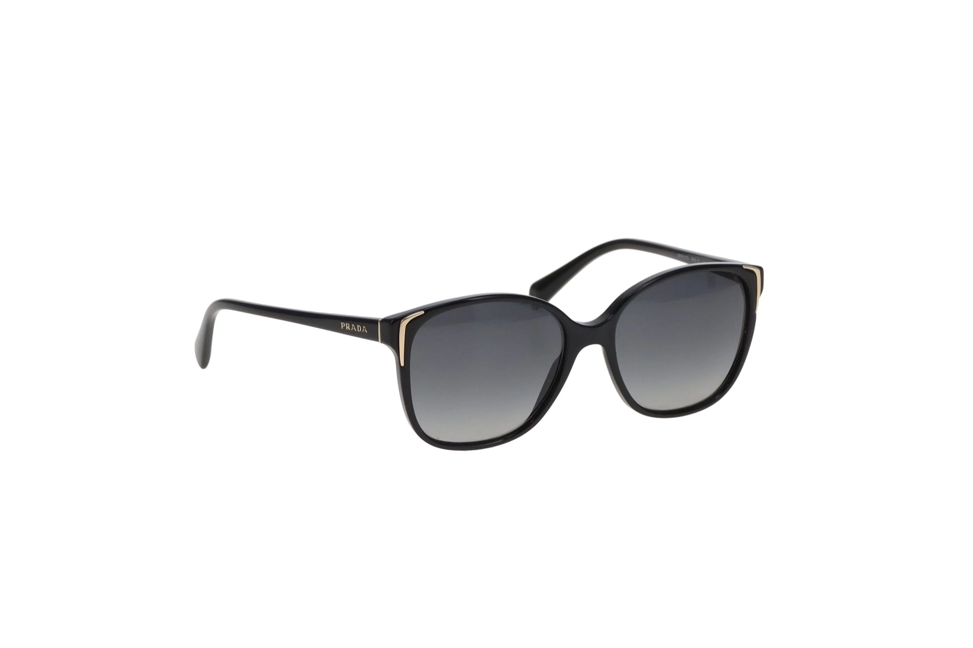 Prada Sunglasses SPR01O Black and Gold - Image 2