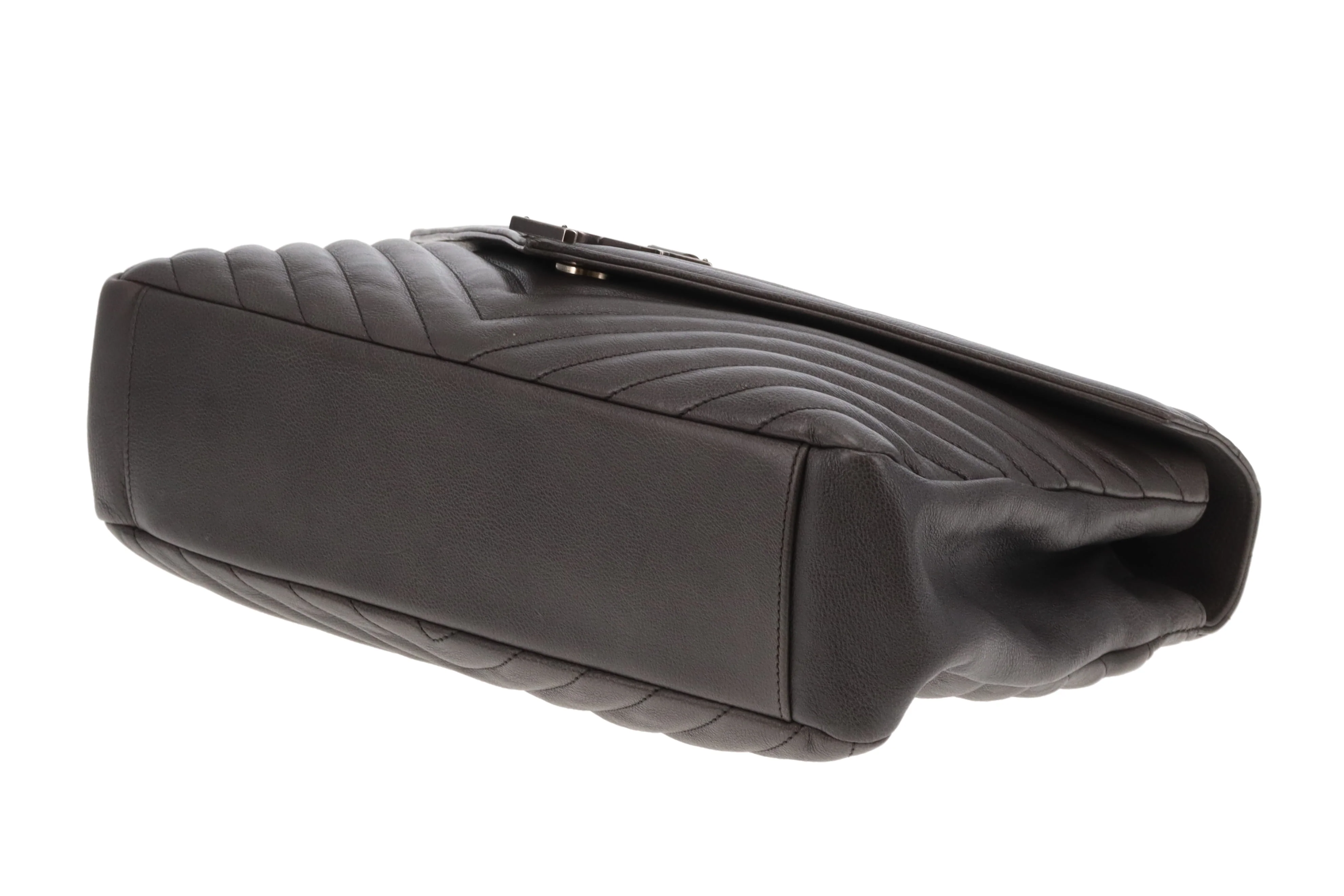 Saint Laurent College Bag Large Grey 2015 - Image 11