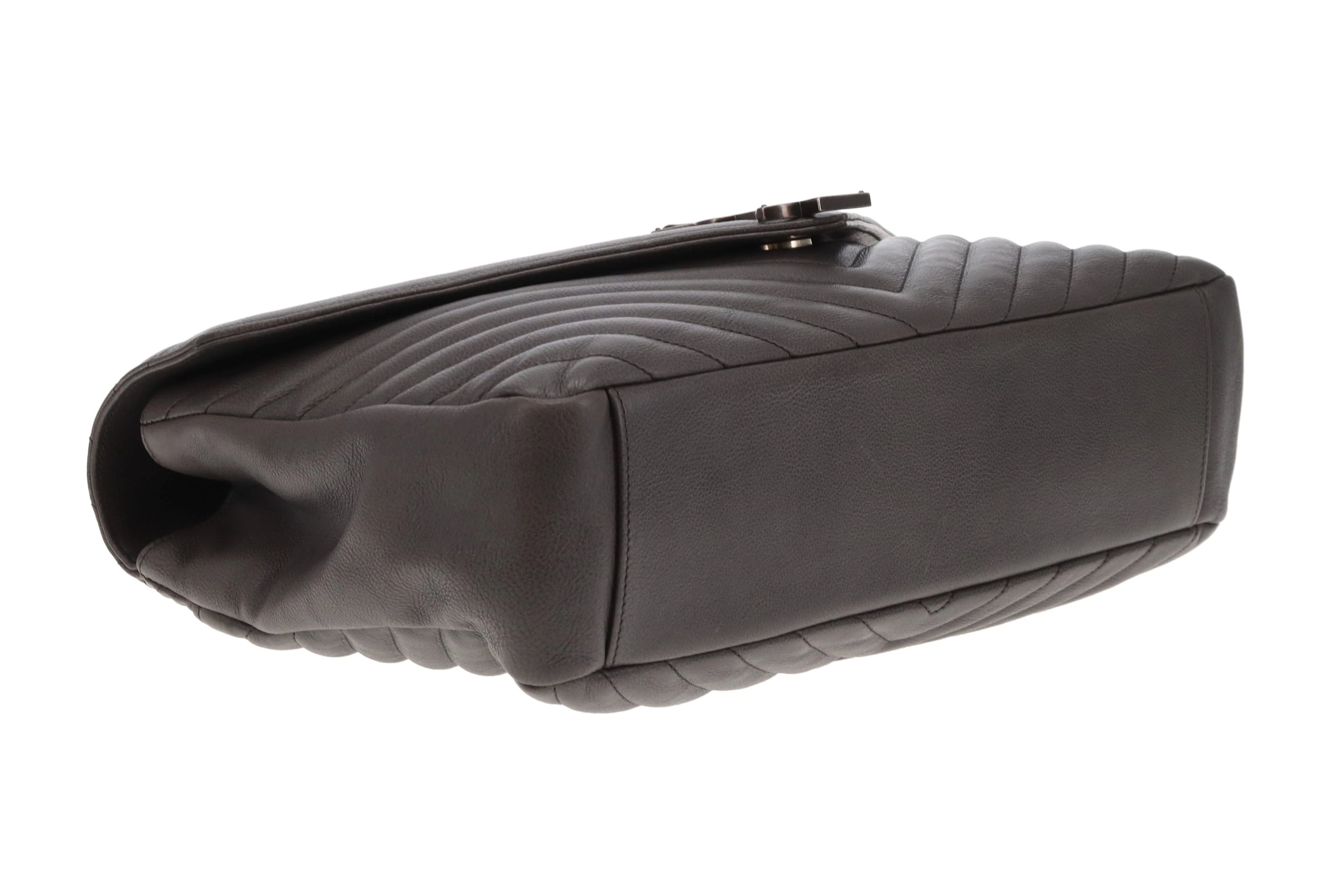 Saint Laurent College Bag Large Grey 2015 - Image 12