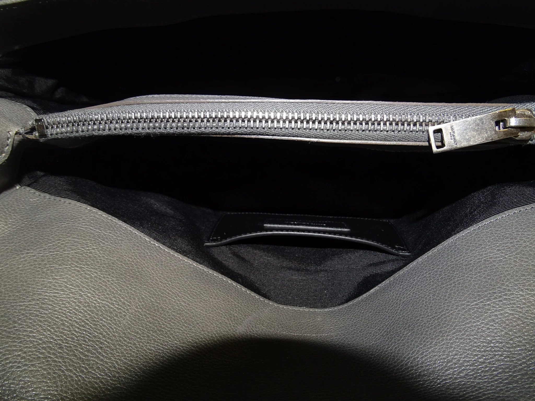 Saint Laurent College Bag Large Grey 2015 - Image 14