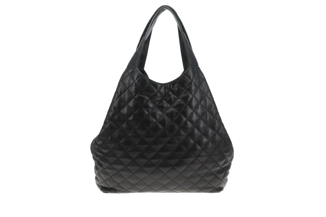 Saint Laurent Icare Tote Black Gold HW - Image 6