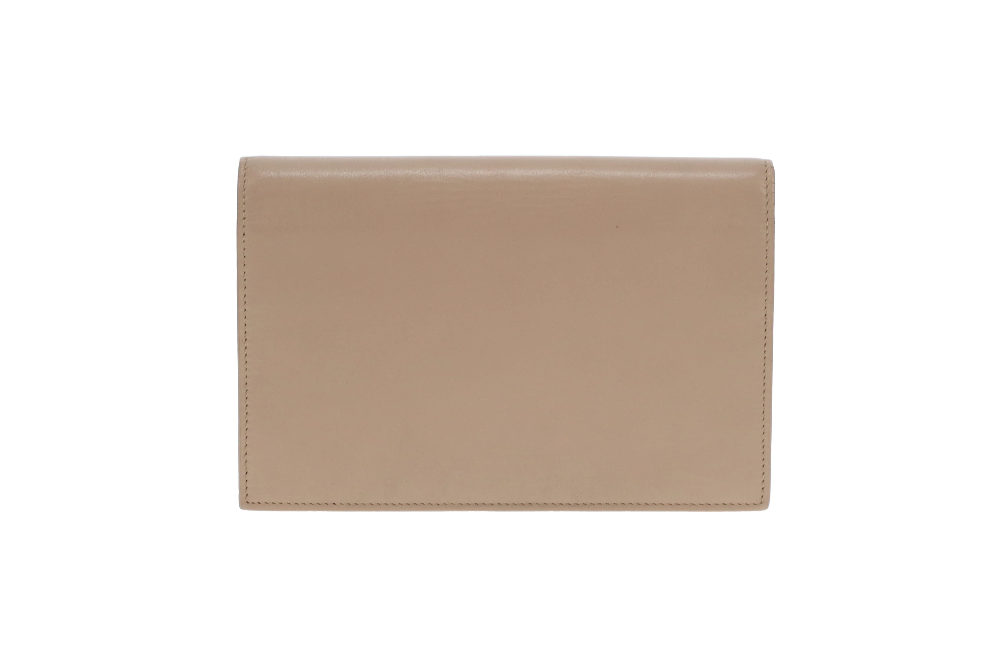 Saint Laurent Kate Wallet on Chain Beige GHW 2017 - Image 7