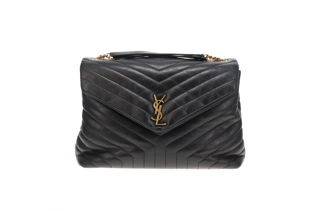Saint Laurent Loulou Large Black GHW 2018 - Image 4