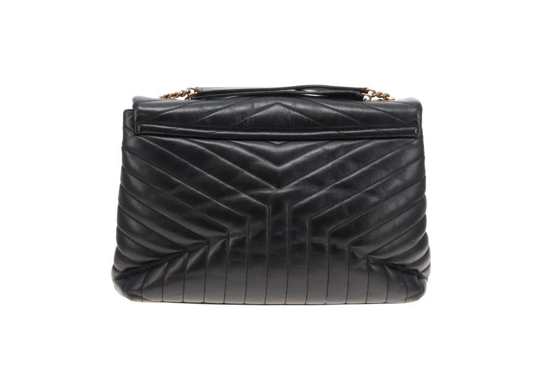 Saint Laurent Loulou Large Black GHW 2018 - Image 7