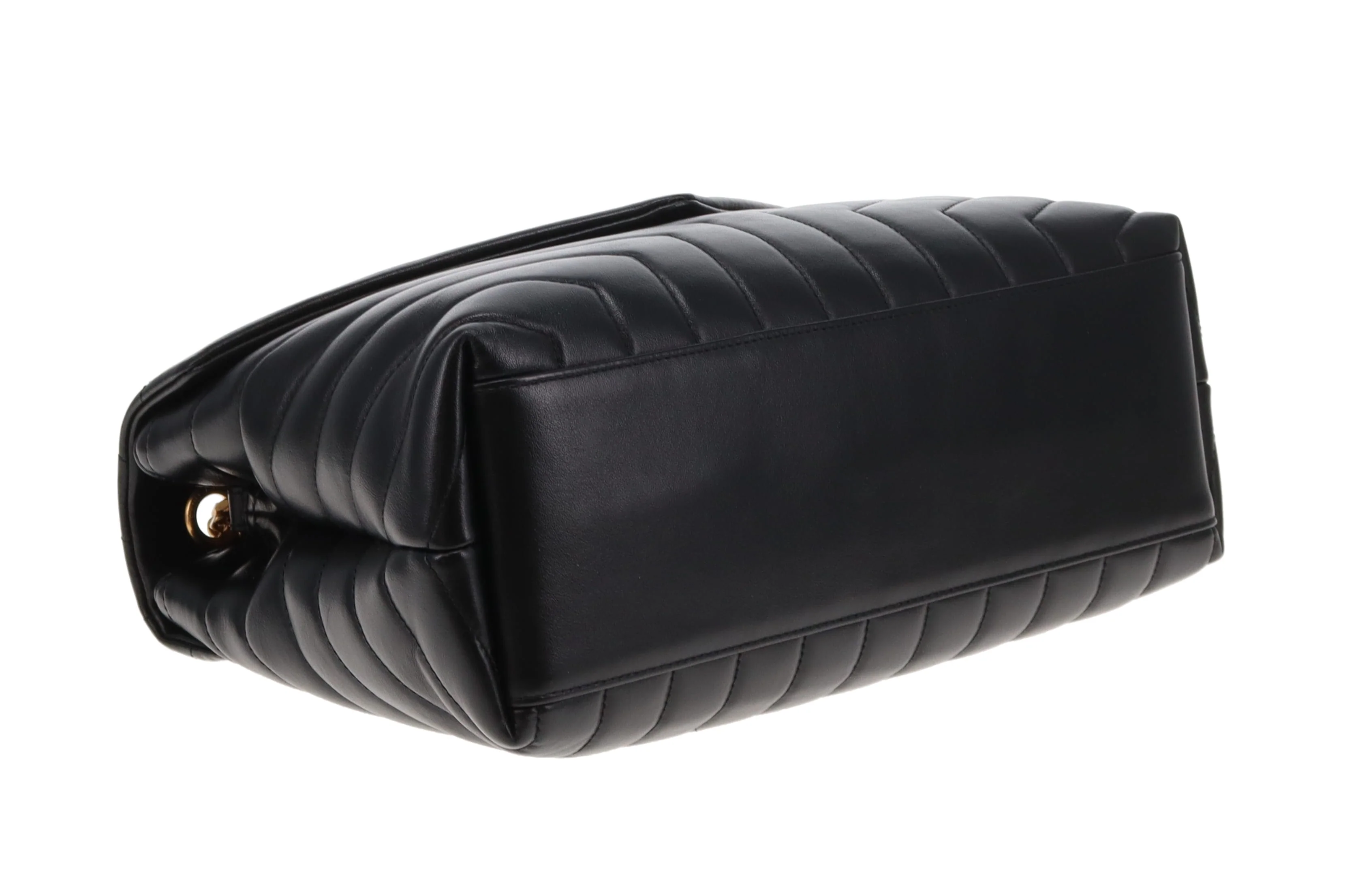 Saint Laurent Loulou Med Black GHW 2019 - Image 12