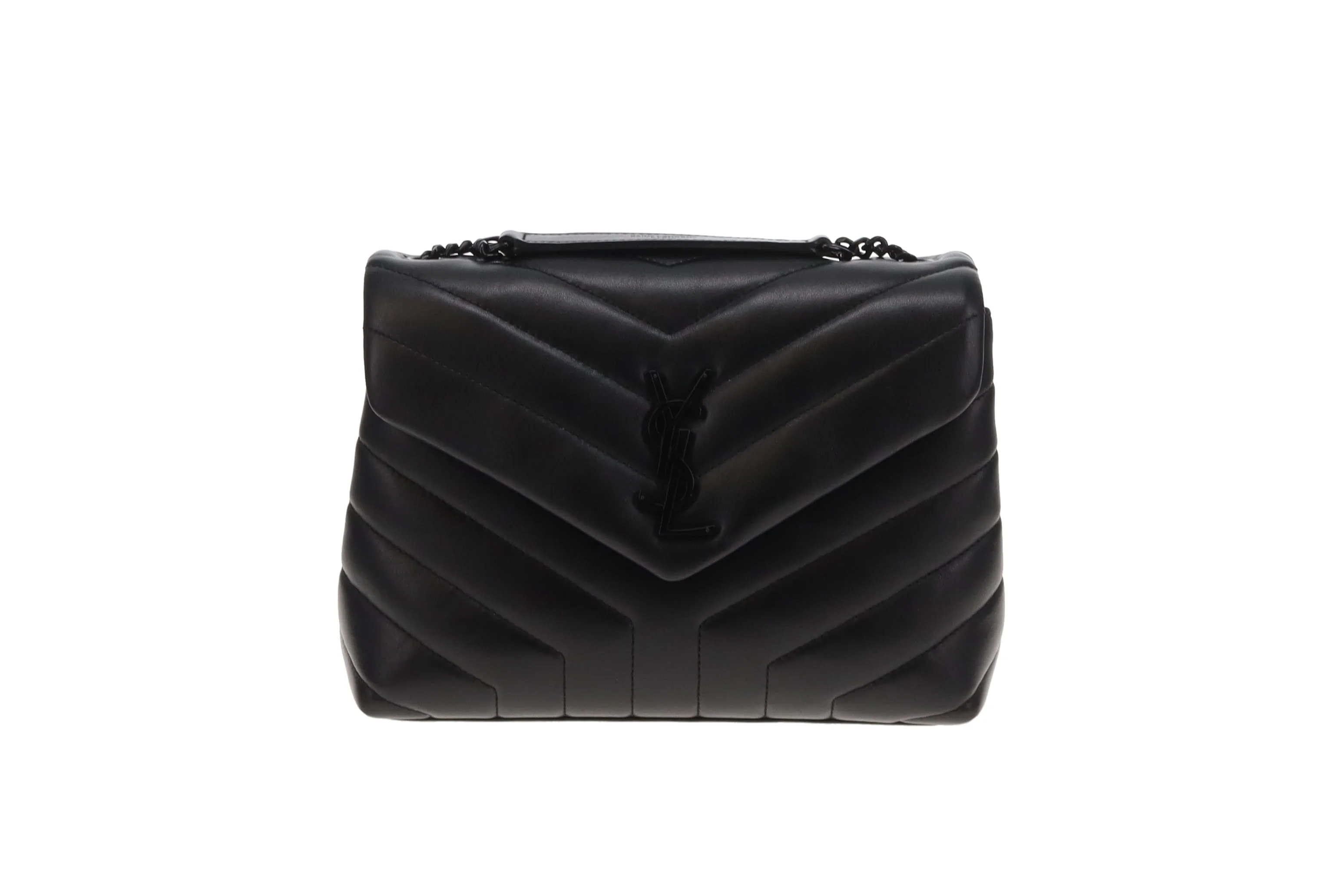 Saint Laurent Loulou Small Black on Black 2023