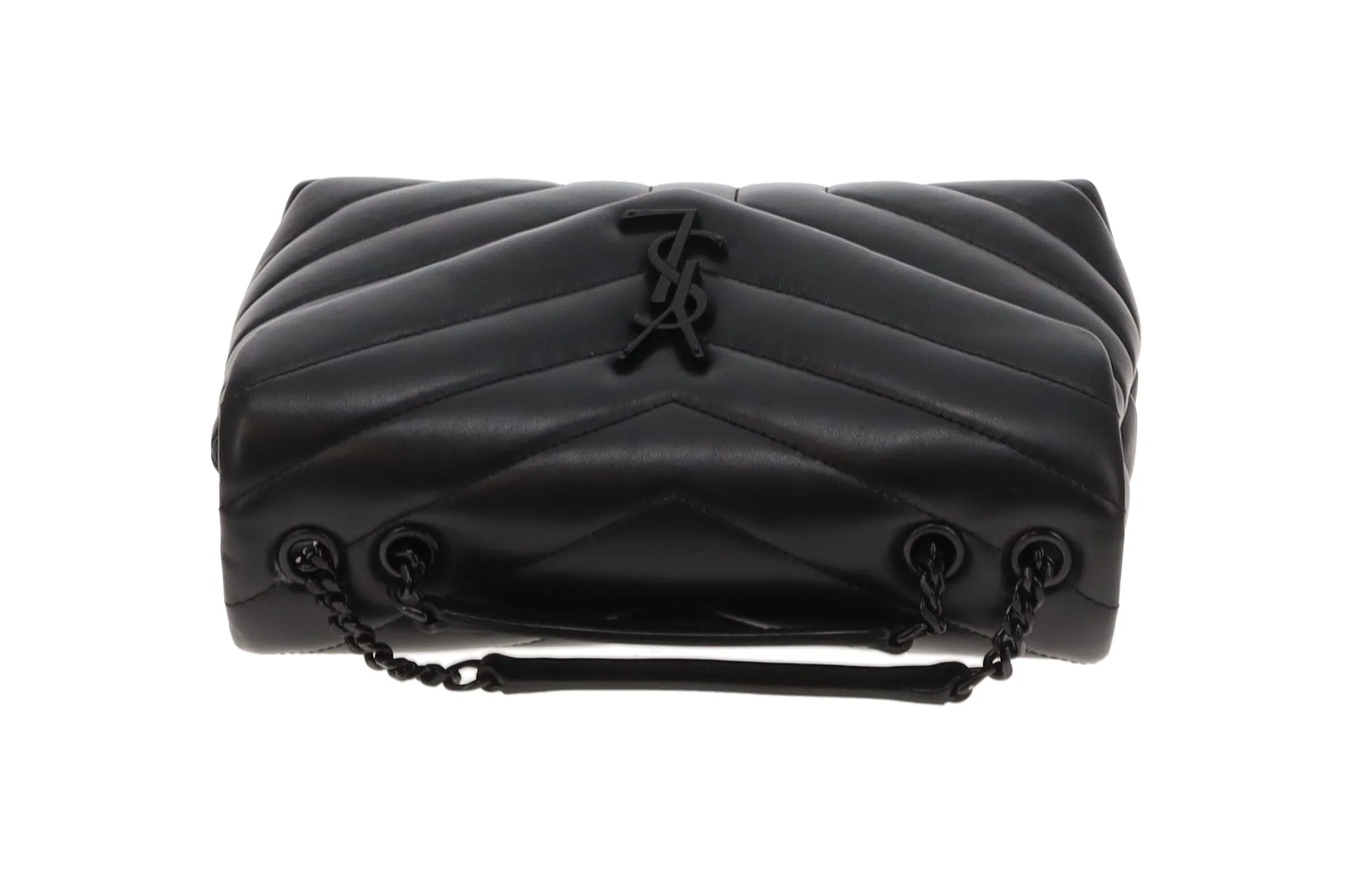Saint Laurent Loulou Small Black on Black 2023 - Image 9