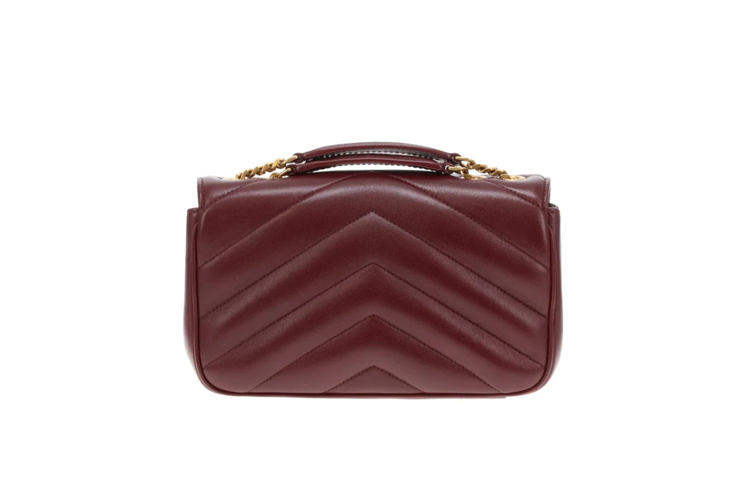 Saint Laurent Loulou Small NM Rouge Cabernet GHW 2025 - Image 7