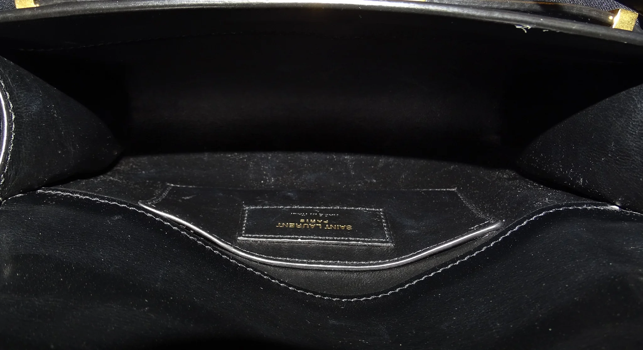 Saint Laurent Manhattan Mini Black Box Leather Shoulder Bag - Image 12