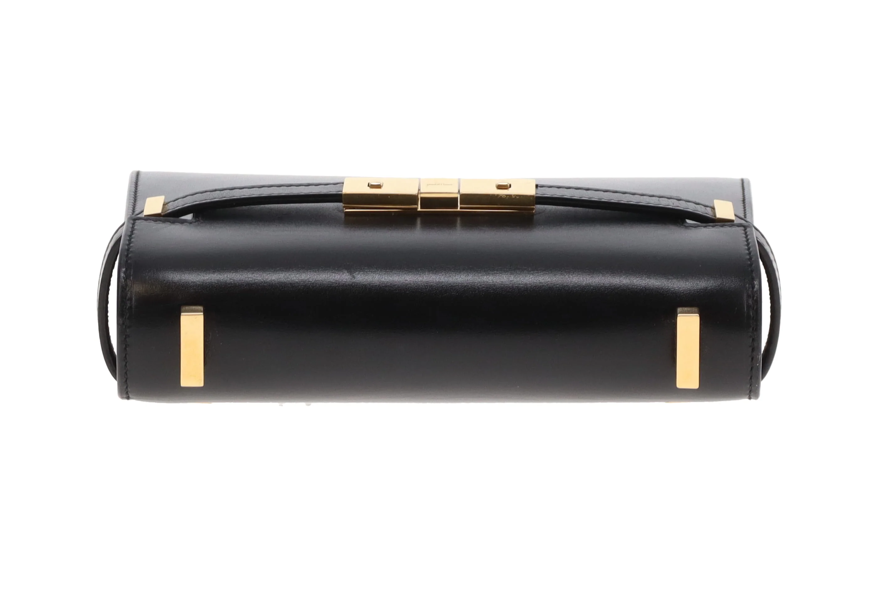 Saint Laurent Manhattan Mini Black Box Leather Shoulder Bag - Image 7