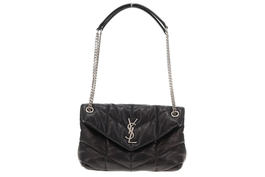 Saint Laurent Puffer Small Black Lambskin Silver HW 2021 - Image 12