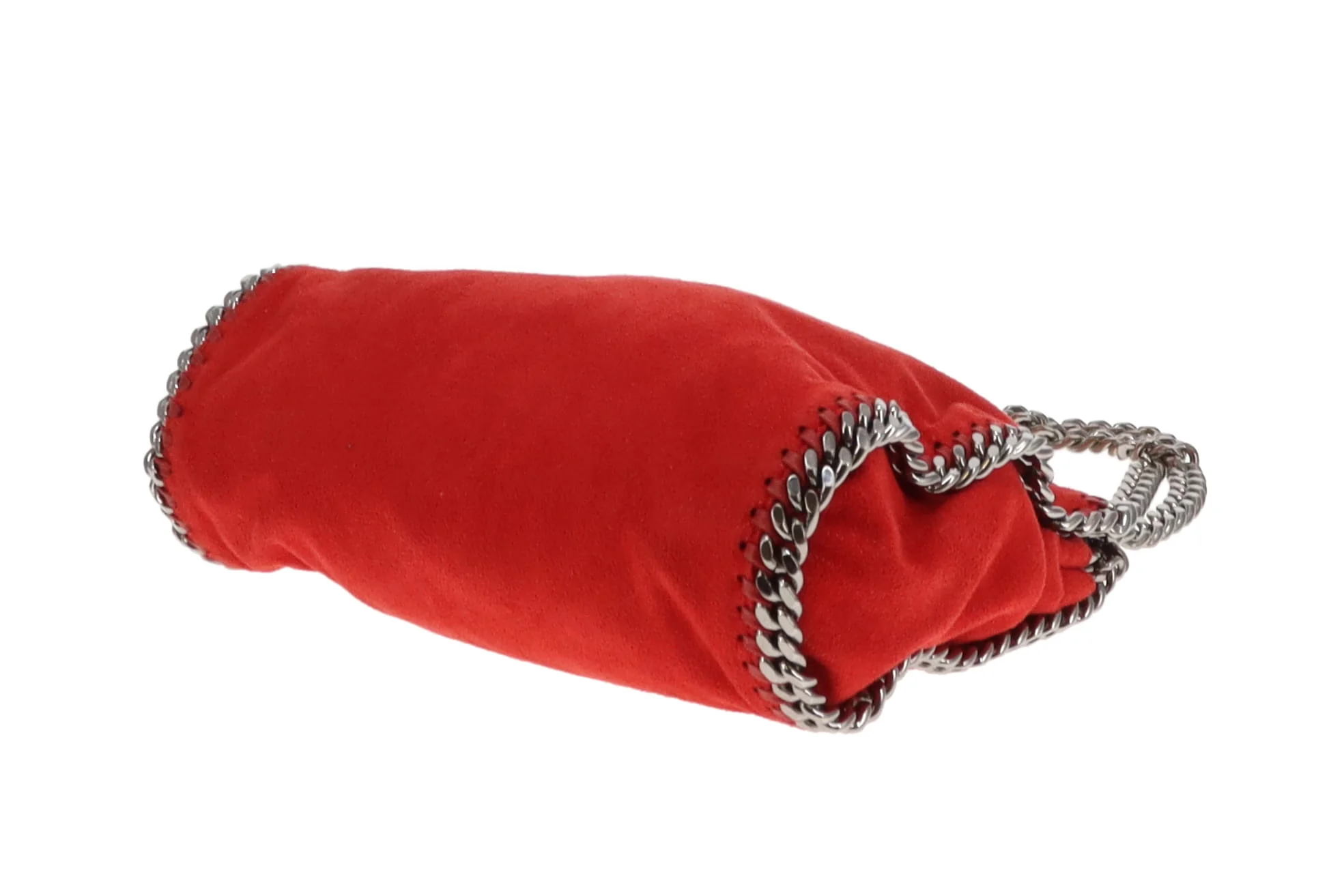 Stella McCartney Falabella Fold Over Mini Red Shaggy Deer - Image 11