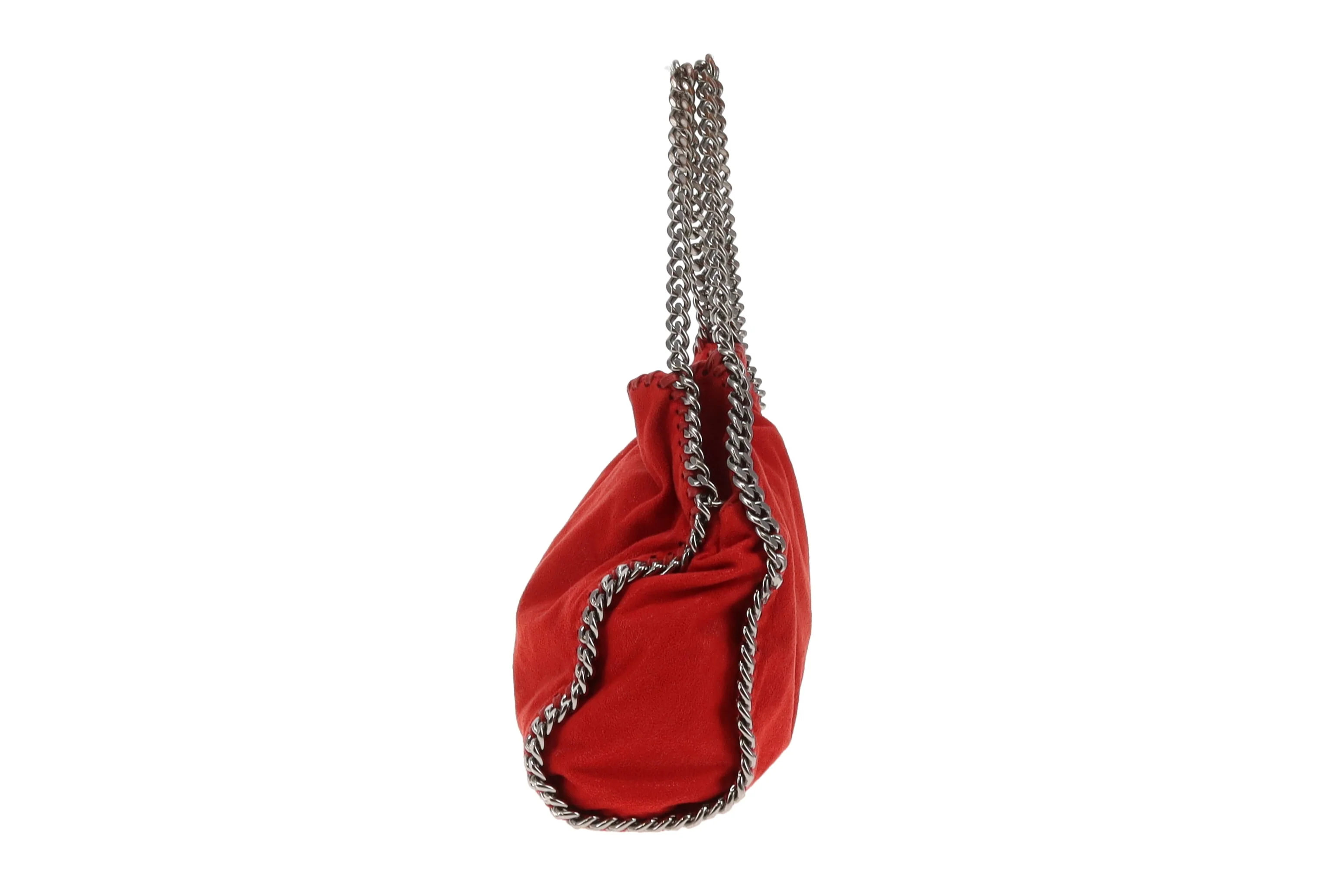 Stella McCartney Falabella Fold Over Mini Red Shaggy Deer - Image 6