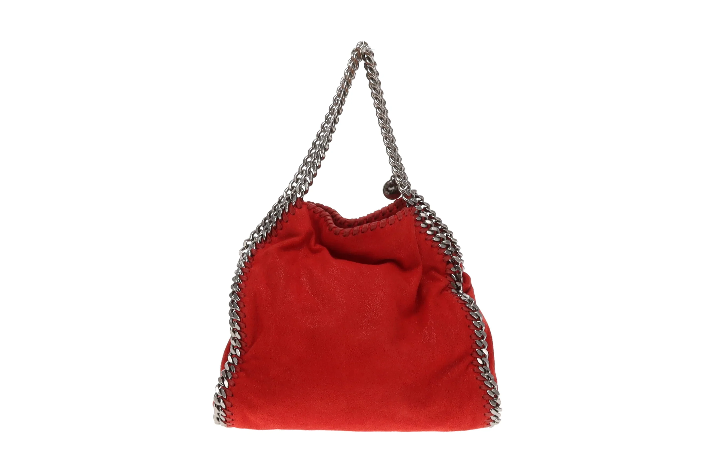 Stella McCartney Falabella Fold Over Mini Red Shaggy Deer - Image 7