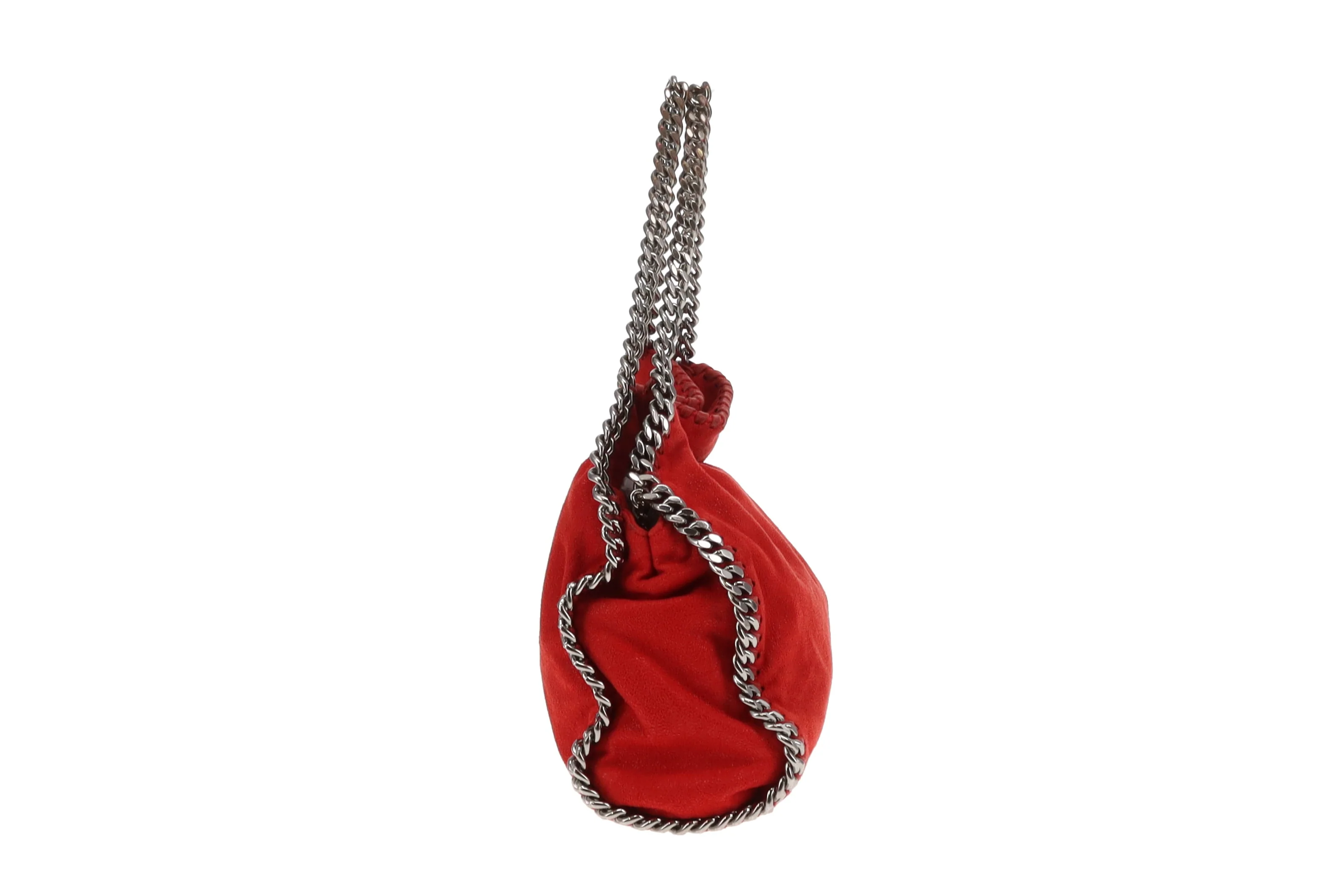 Stella McCartney Falabella Fold Over Mini Red Shaggy Deer - Image 8