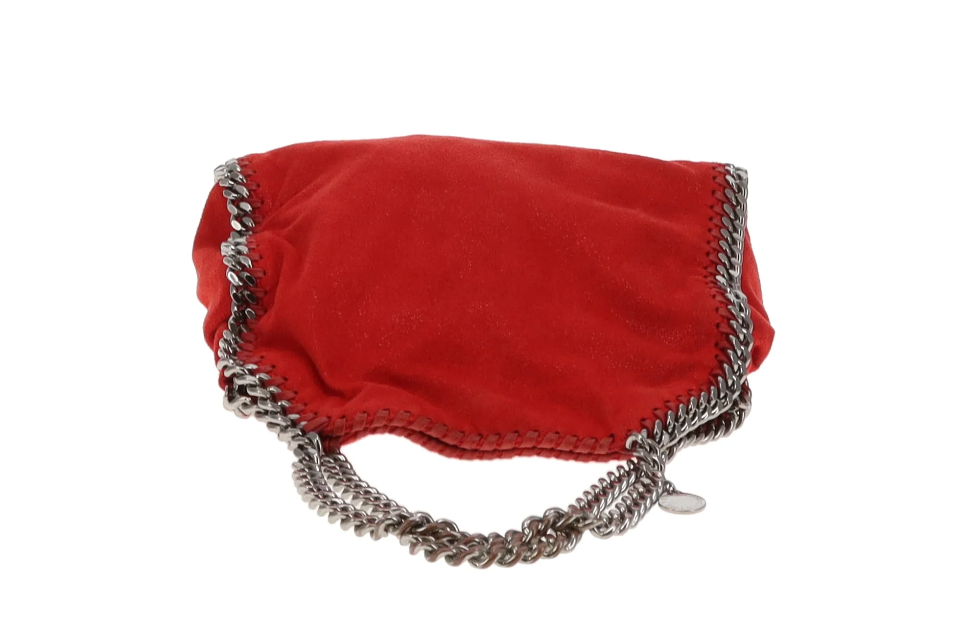 Stella McCartney Falabella Fold Over Mini Red Shaggy Deer - Image 9