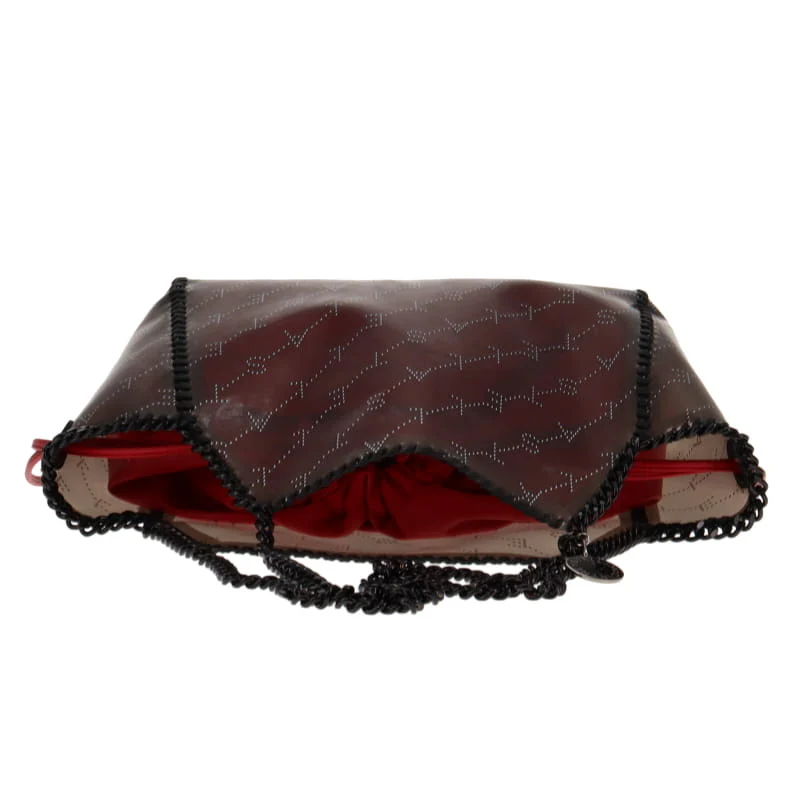 Stella McCartney Falabella Vinyl Tote With Red Drawstring Interior - Image 7