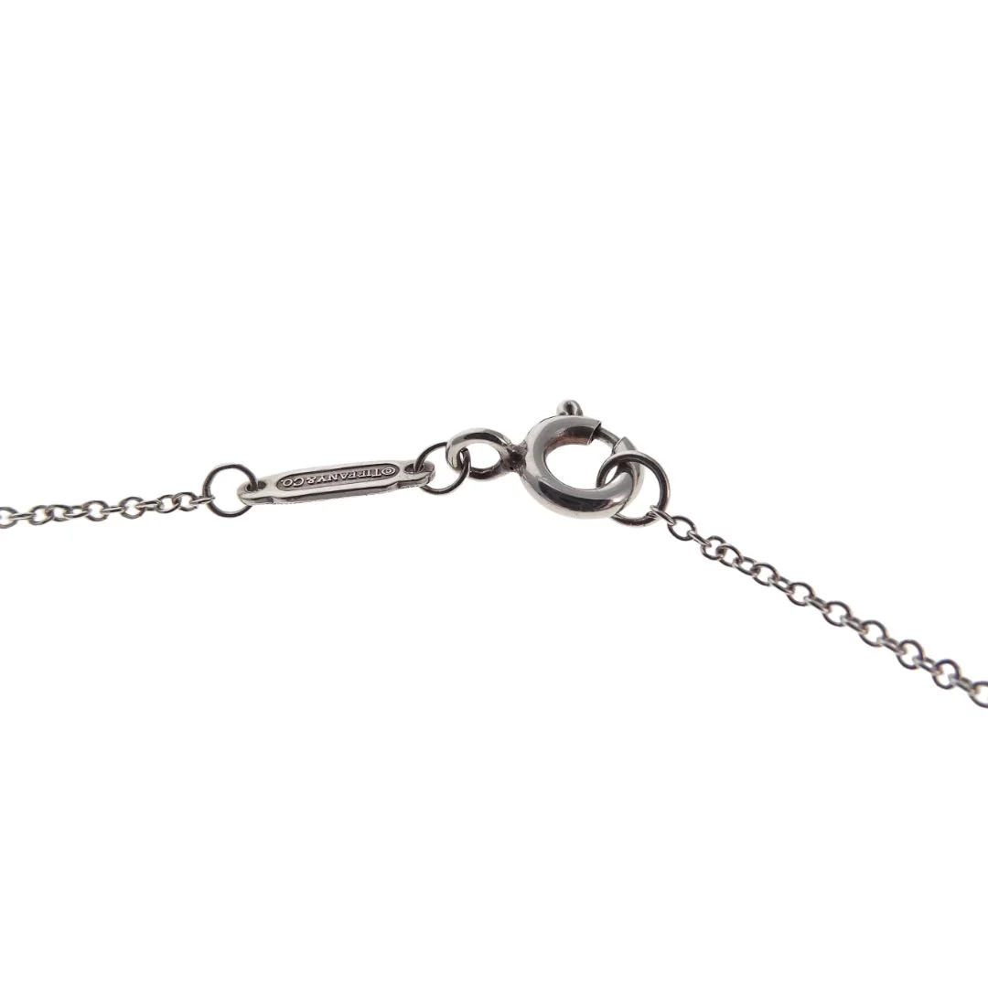 Tiffany & Co Mini Heart Tag RTT Necklace Sterling Silver and Rose Gold - Image 3