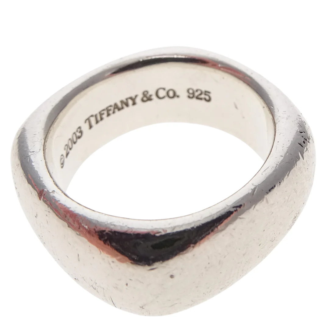 Tiffany & Co Square Ring Sterling Silver (size 52) - Image 5