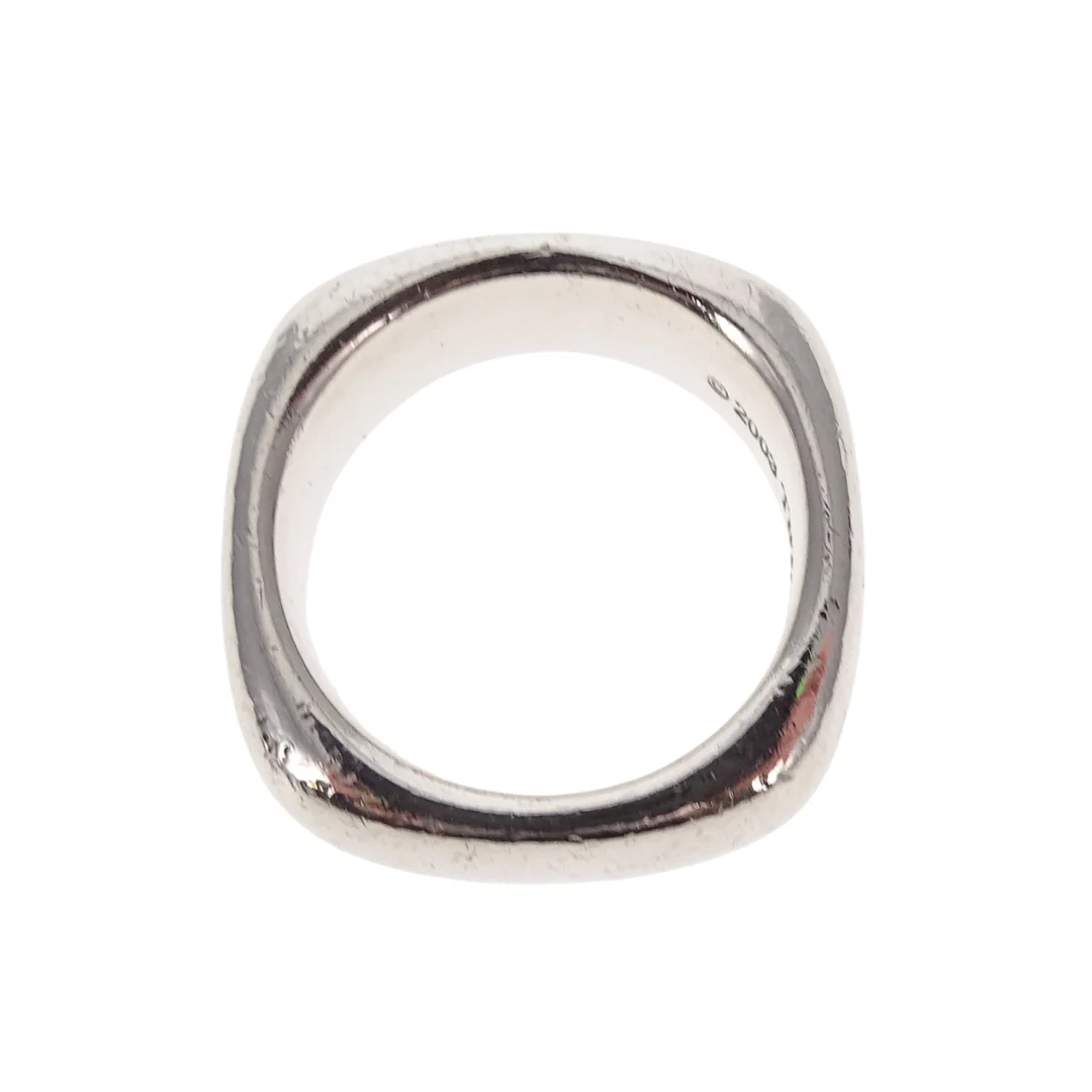 Tiffany & Co Square Ring Sterling Silver (size 52) - Image 7