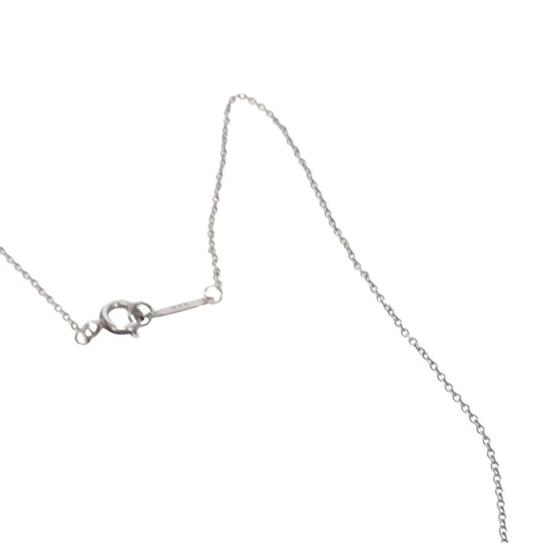 Tiffany & Co Twin Mini Heart Tag Necklace On Chain Sterling Silver 925 - Image 4